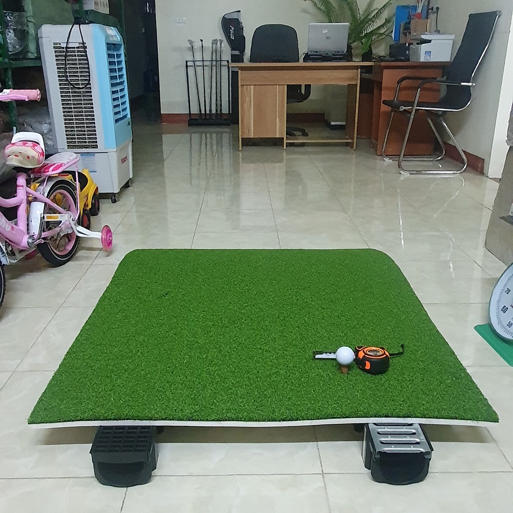 Thảm Tập Swing Golf ECO (BH 2 năm): Nhiều kích cỡ, Cao cấp & đàn hồi tốt nhất, kèm Tee cao su.