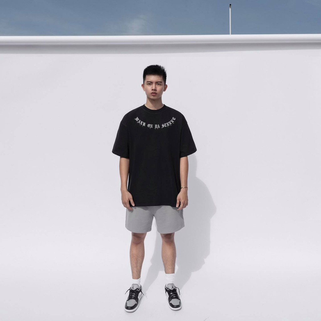 [Áo phông unisex nam nữ] Áo thun unisex form rộng chất cotton mát mịn thấm hút mồ hôi HELLO WALK ON DA STREET_Ap27 | BigBuy360 - bigbuy360.vn