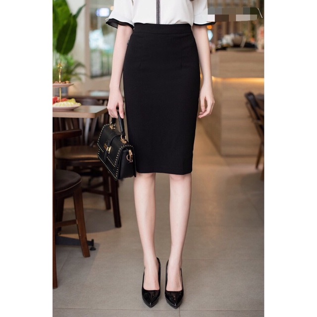 Chân Váy Bút Chì Xẻ Sau Dáng Dài 62cm Ôm Body | BigBuy360 - bigbuy360.vn