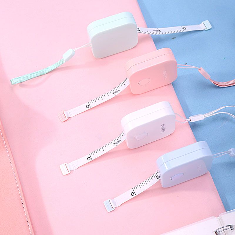 Thước Dây Linh Hoạt 1.5m Có Thể Thu Gọn Tự Động Nhiều Màu Sắc