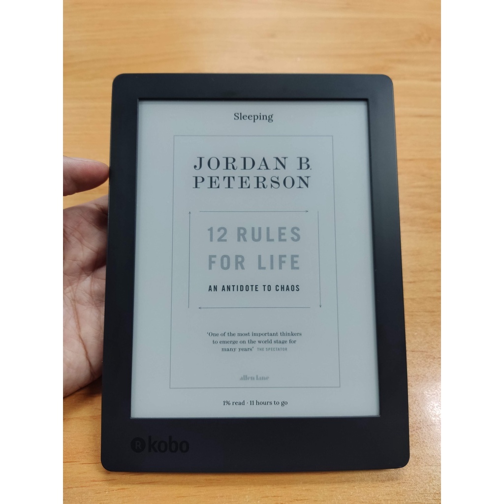 Máy đọc sách Kobo Aura H2O Edition 2, 6.8 inch có đèn vàng