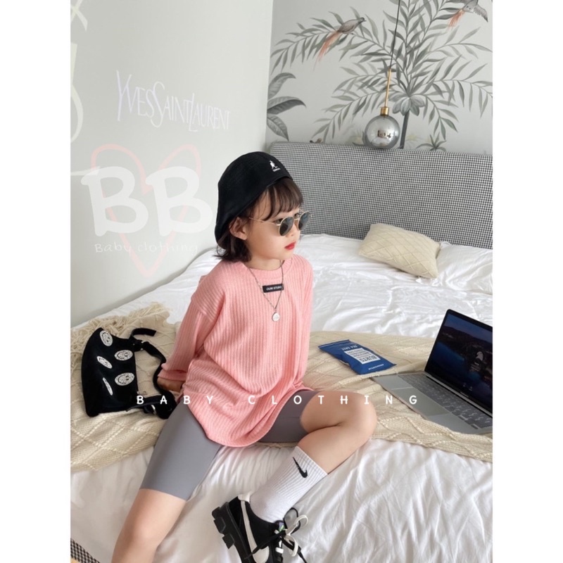 Quần legging lửng cho bé gái chất thun mát dáng thể thao cực đẹp mẫu hot nhât hè 2021 (hàng Quảng Châu cao cấp) | BigBuy360 - bigbuy360.vn