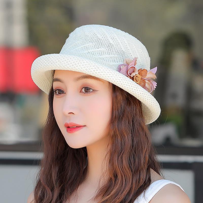 Nón Vành Tròn Vành Cong Đan Sợi Rơm Chống Nắng Mùa Hè Phong Cách Hàn Quốc Mới Cho Nữ