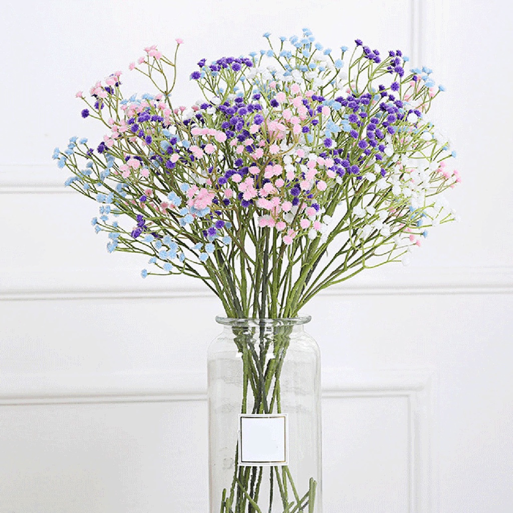1 Bó Hoa Gypsophila Giả Bằng Nhựa Trang Trí Nhà Cửa Thân Thiện Với Môi Trường