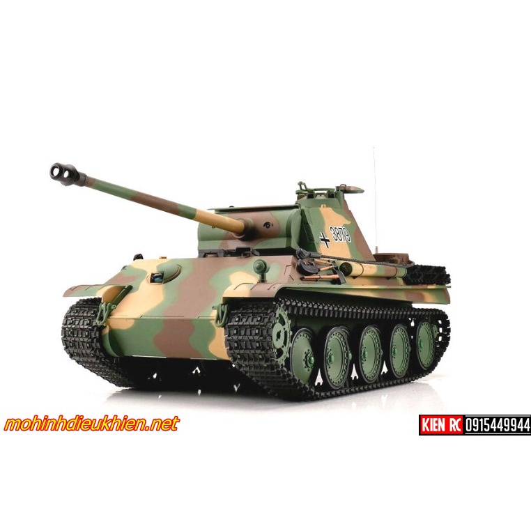 XE TĂNG ĐIỀU KHIỂN TỪ XA PANTHER G PHIÊN BẢN XÍCH NHỰA