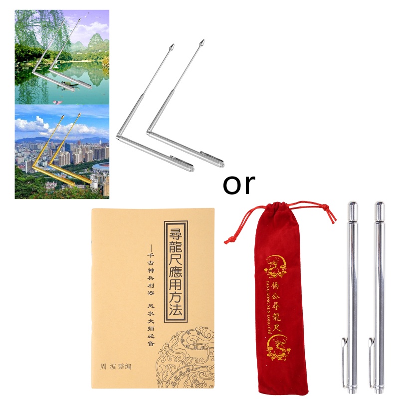 Set 2 Dụng Cụ Dò Tìm Linh Hoạt Chuyên Nghiệp Có Thể Điều Chỉnh Dành Cho Săn Bắn Ma