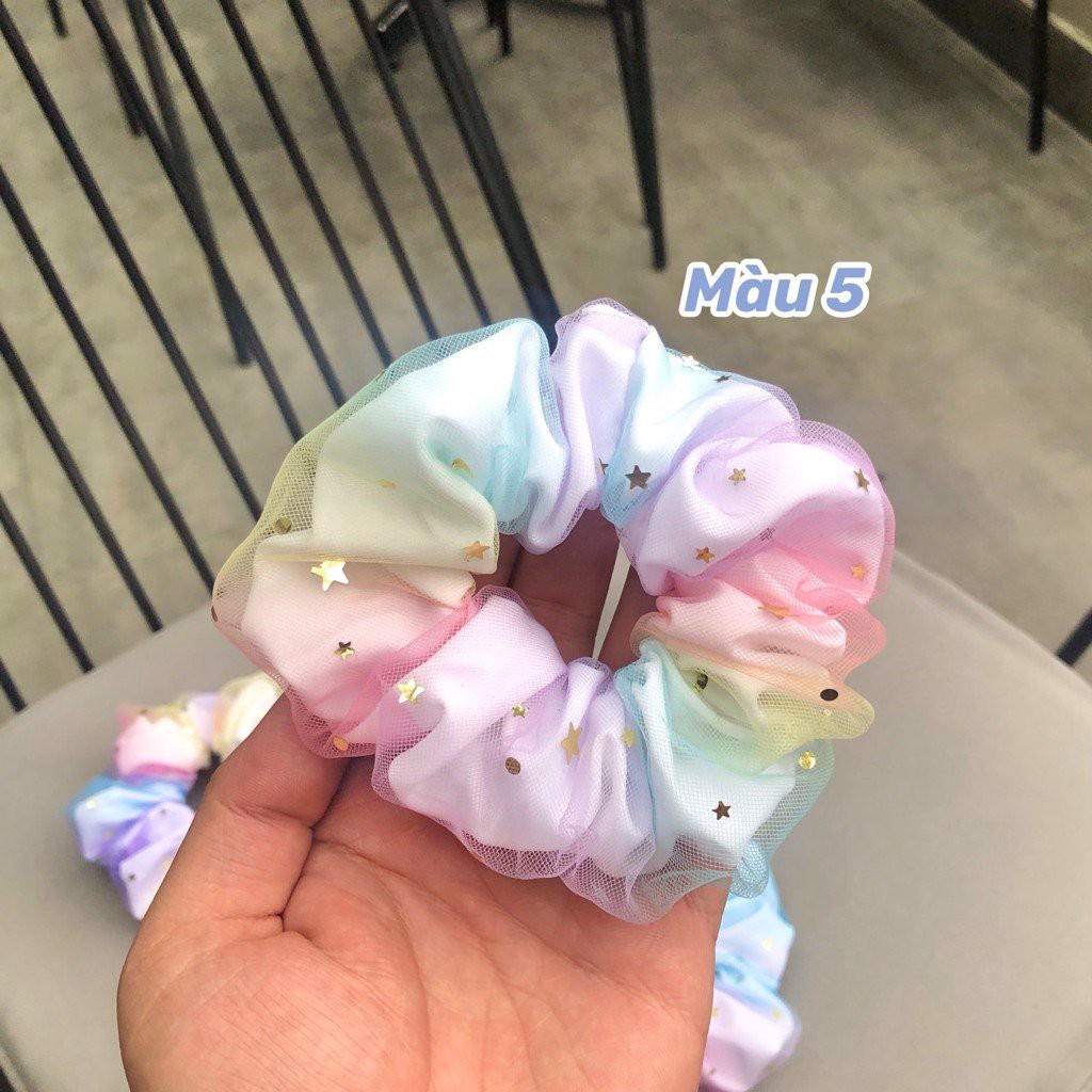 Dây buộc tóc scrunchies Galaxy dễ thương CT113