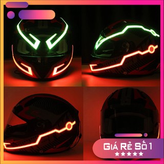 Dải Đèn Led Neon Gắn Mũ Bảo Hiểm Xe Máy Chất Lượng Cao -Đèn Nhấp Nháy Báo Hiệu Nhiều Màu Sắc -Đồ Chơi Biker Ngầu Độc Lạ