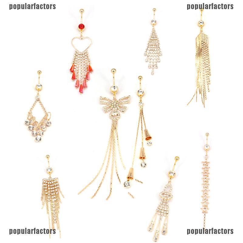 Khuyên Rốn Đính Đá Lấp Lánh