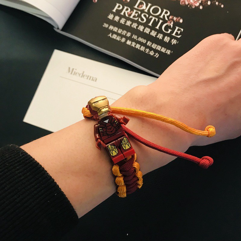 Bộ 1 _  Vòng tay paracord Minifigures các nhân vật Non LEGO hàng đẹp loại 1