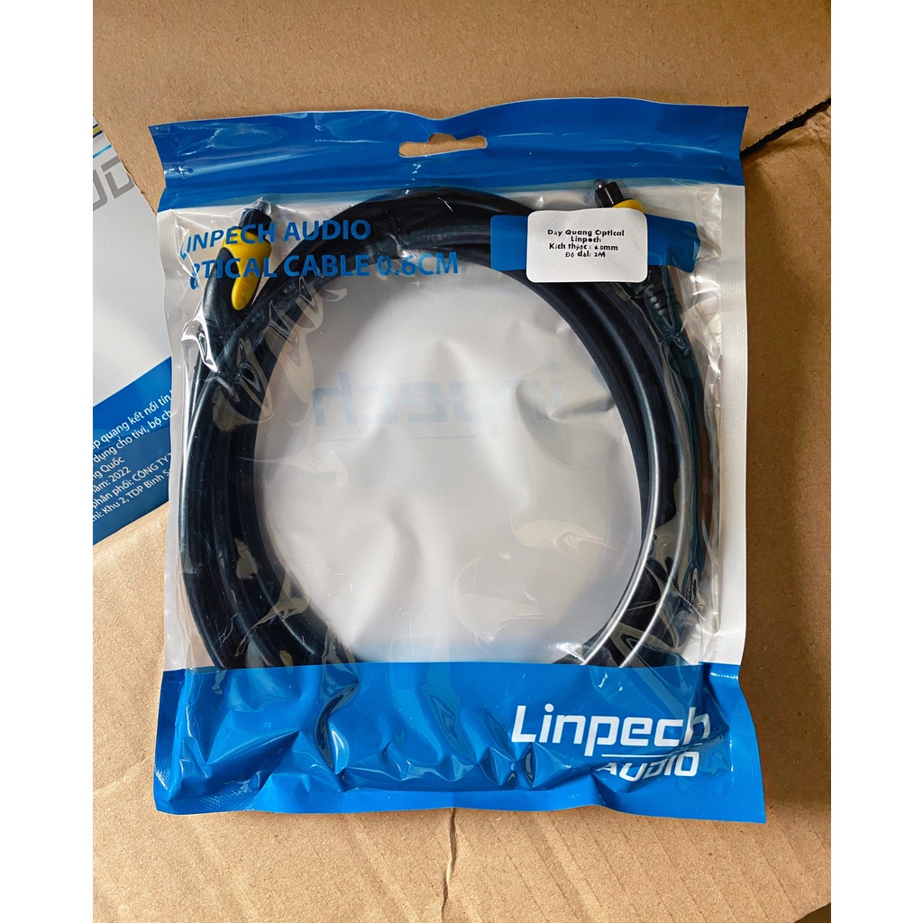 Dây Quang Âm Thanh Cao Cấp. Dây Quang Optical Chính Hãng Linpech Từ 1,5m Đến 5m