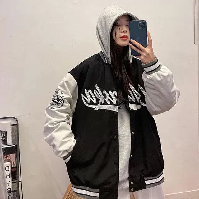 Áo Bomber Jacket 2 Lớp Alaska ❤ Áo Khoác Dù Thời Trang Nam Nữ Form Rộng Hàn Quốc HS03