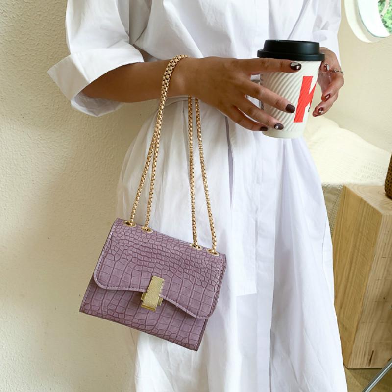 Túi đeo chéo IELGY dây chuỗi mắc xích thời trang dành cho nữ