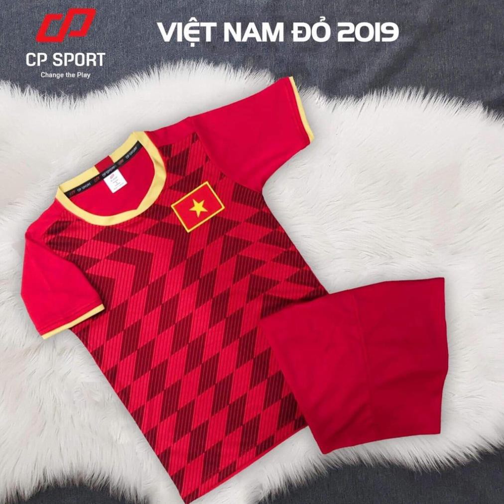 BỘ QUẦN ÁO BÓNG ĐÁ TRẺ EM VIỆT NAM ĐỦ MÀU 2019