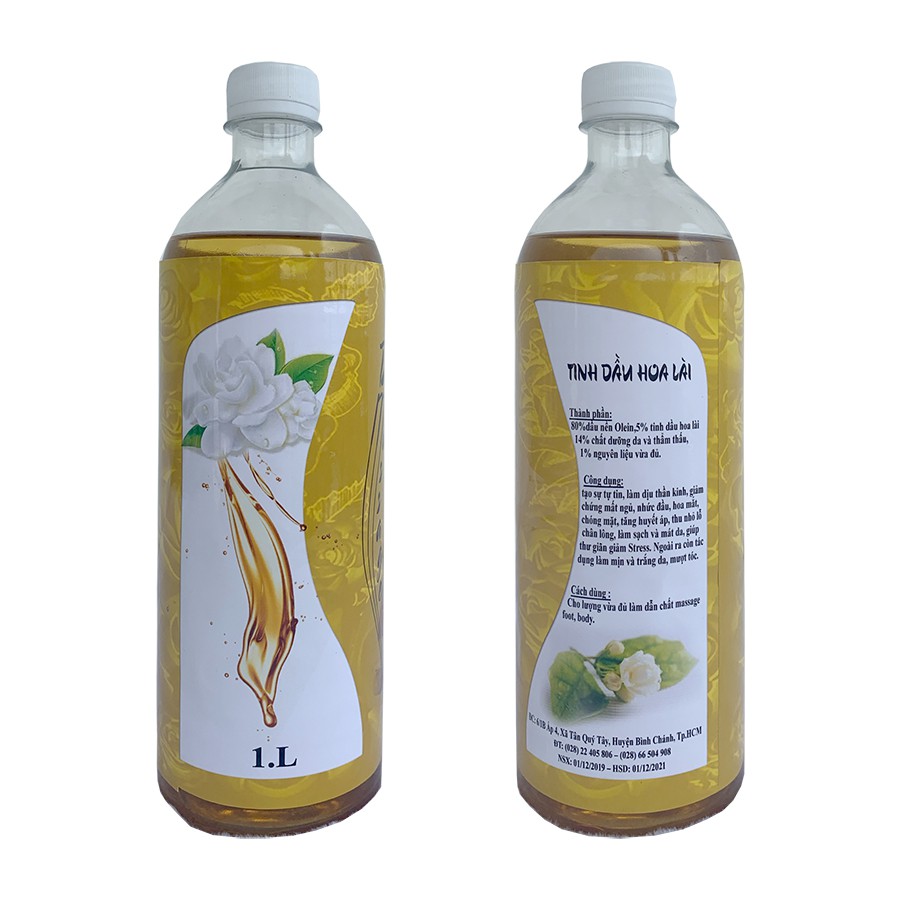 Dầu Massage Body - Tinh dầu Hoa lài ( Hoa Nhài ) - 1000ml