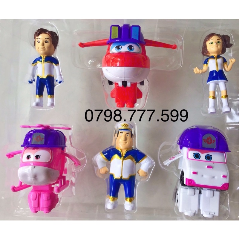 Bộ đồ chơi đội bay siêu đẳng Super Wings