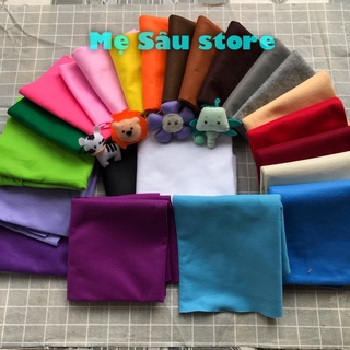 Vải nỉ dạ mềm làm treo nôi thú bông handmade khổ 22x22 và 45x45