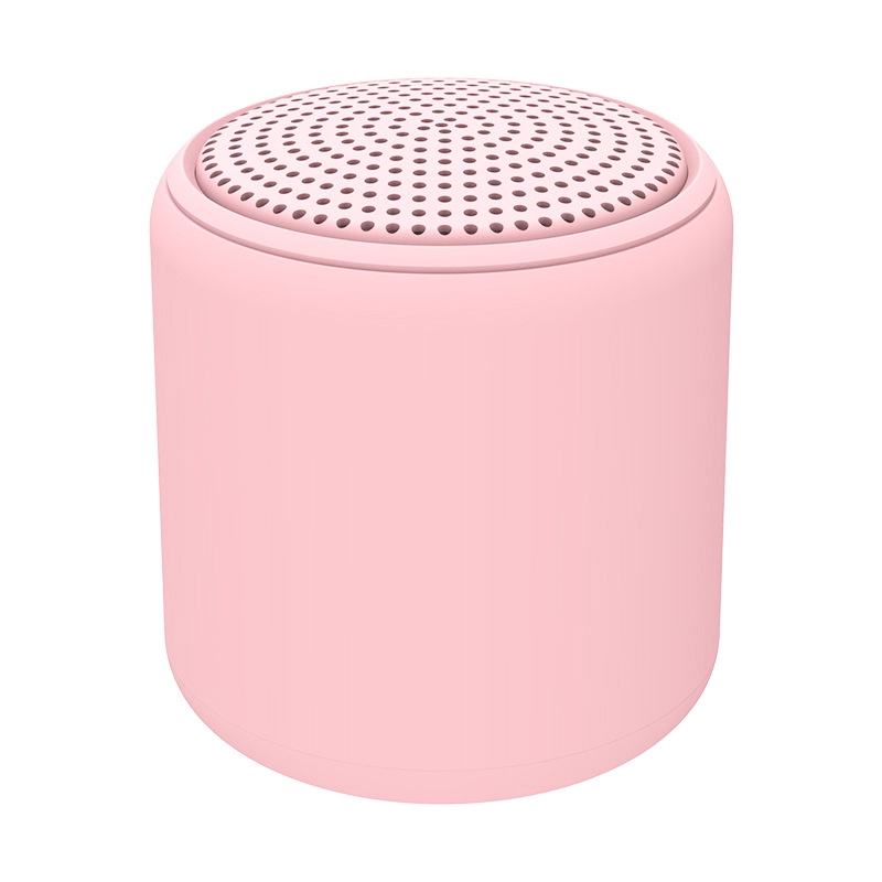 【YUKV】Mini Bluetooth Speaker Macaron Audio Portable Round Small Steel Cannon