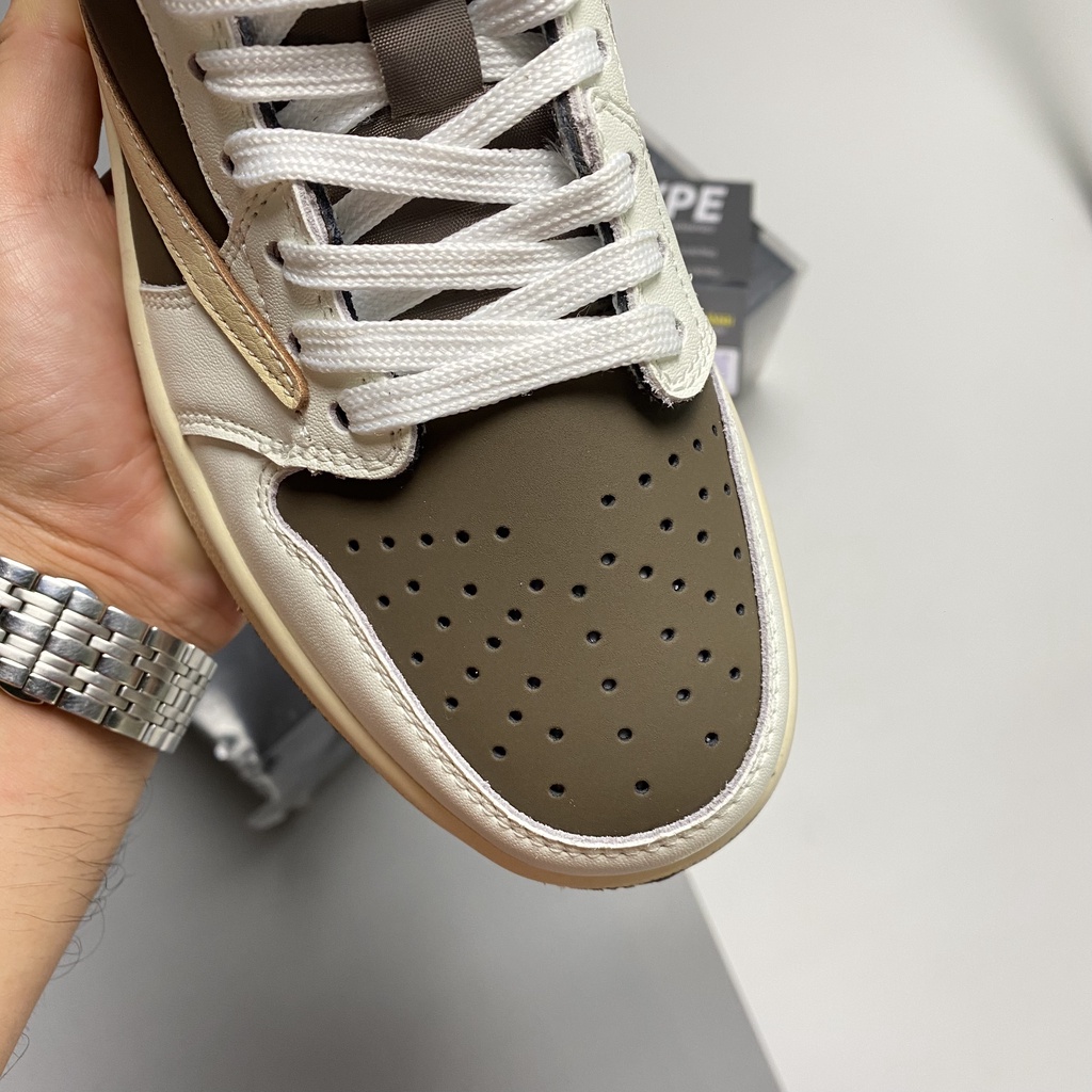 Giày Jordan 1 Low x Travis Scott Reverse Mocha  - Hype Sneaker | Phiên bản high quality