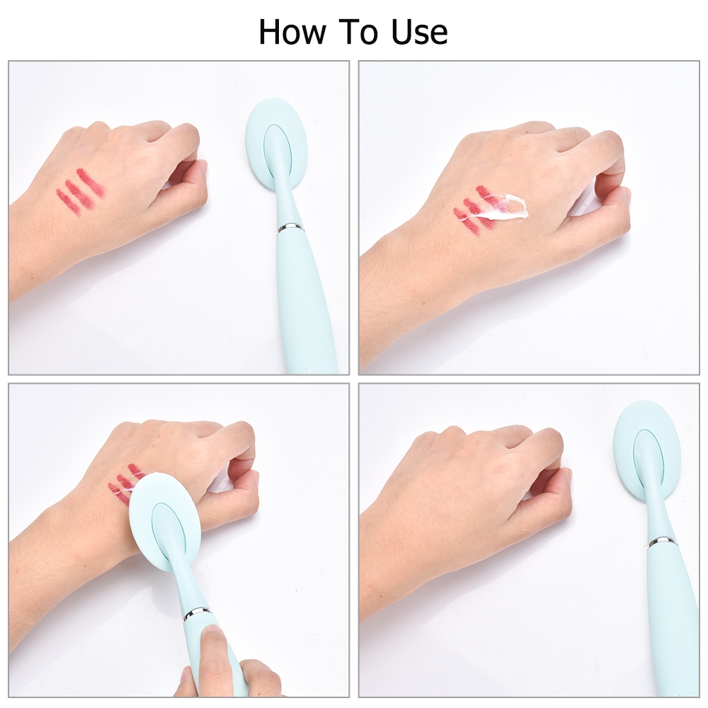 Máy rửa mặt Máy massage mặt silicon siêu sạch ,Máy Rửa Mặt Cầm Tay Bằng Silicone Chống Thấm Nước Làm Sạch Sâu Tẩy Tế Bào Chết Chống Lão Hóa ,kiểu máy chăm sóc da mặt cao cấp