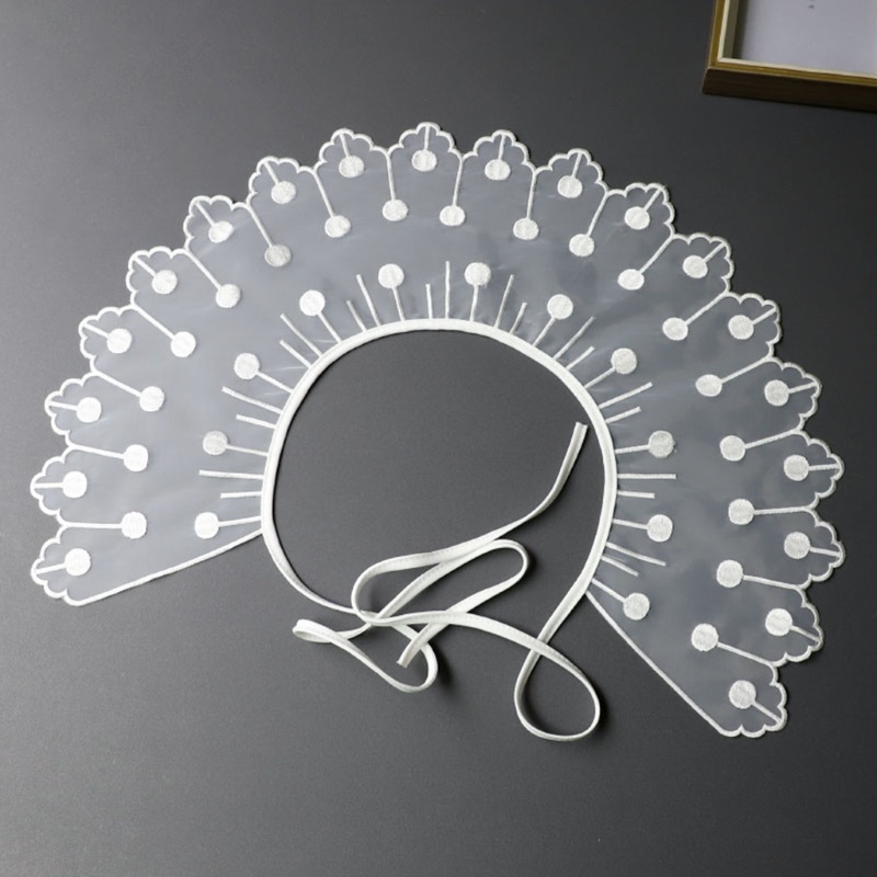 Cổ Áo Sơ Mi Giả Thêu Họa Tiết Thời Trang Mùa Hè Cho Nữ