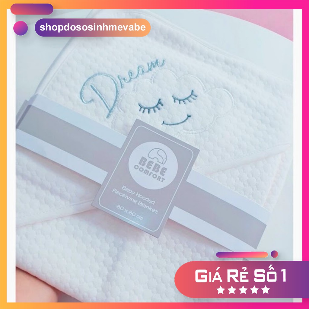 Khăn choàng Ủ bé sơ sinh / Chăn bế quấn bé chất liệu bông cotton BEBE