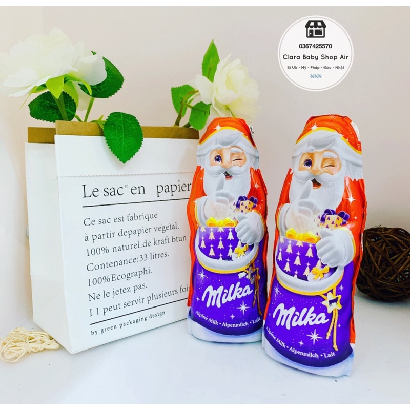 (Air ✈️ đủ bill) Socola Milka ông già Noel của Pháp