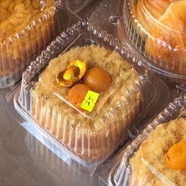 100 Hộp H52 cao đựng bánh ngọt vuông - Hộp đựng bánh bông lan nhỏ