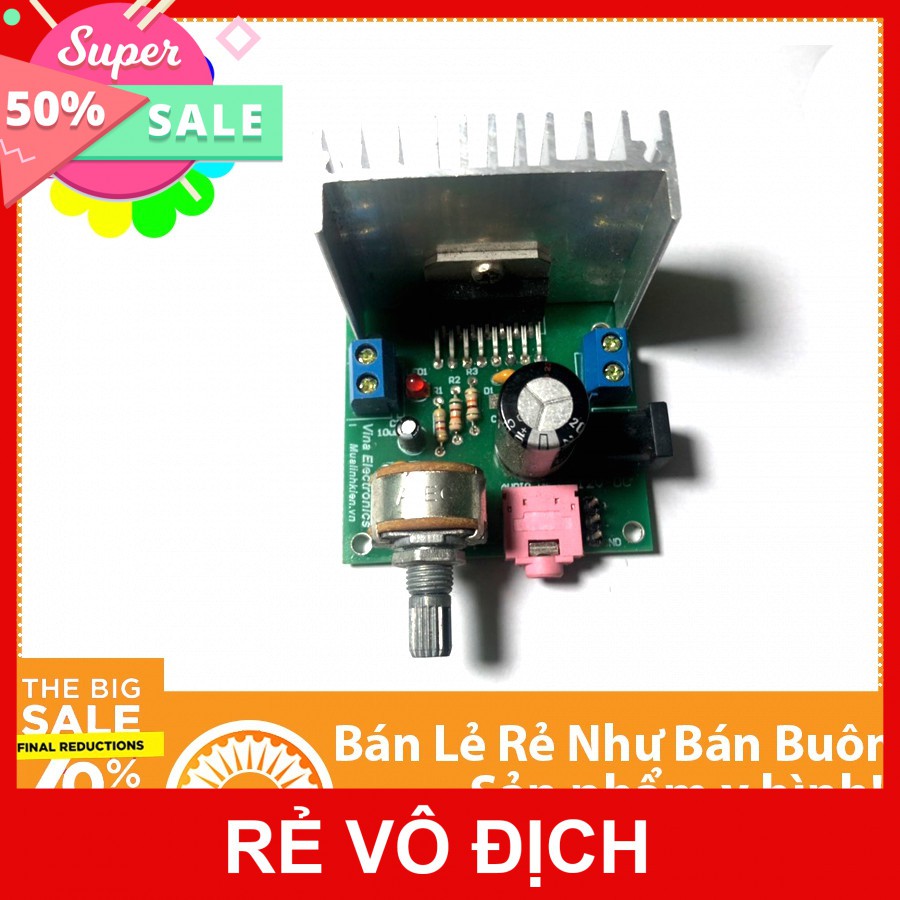 Mạch khuếch đại âm thanh TDA7297 2 kênh 15W