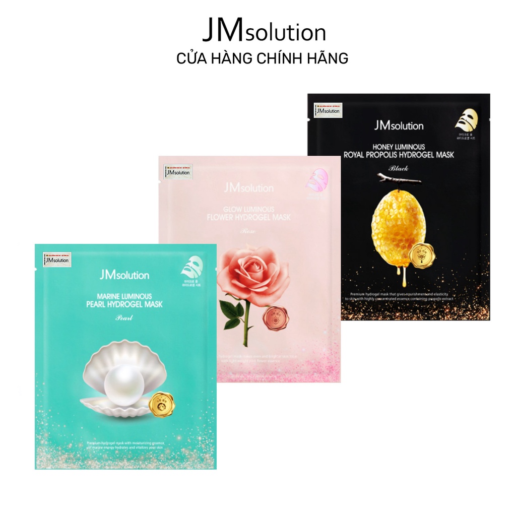 Mặt Nạ Thạch JMsolution Luminous Hydrogel Mask Dưỡng Ẩm Chống Lão Hoá Da 30g