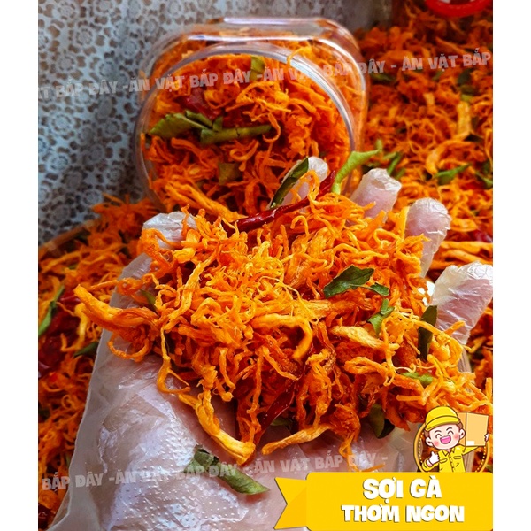 Khô Gà Lá Chanh Xé Cay 300g - Siêu Ngon, Dài Giòn Đậm Vị - Đồ Ăn Vặt Bắp Đây Sài Gòn | BigBuy360 - bigbuy360.vn