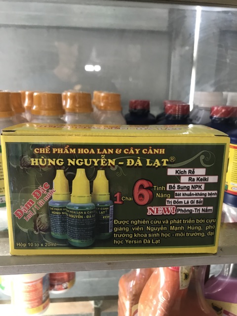 Combo 10 chai chế Hùng Nguyễn chuyên hoa Lan &amp; cây cảnh (20ml /1 lọ)