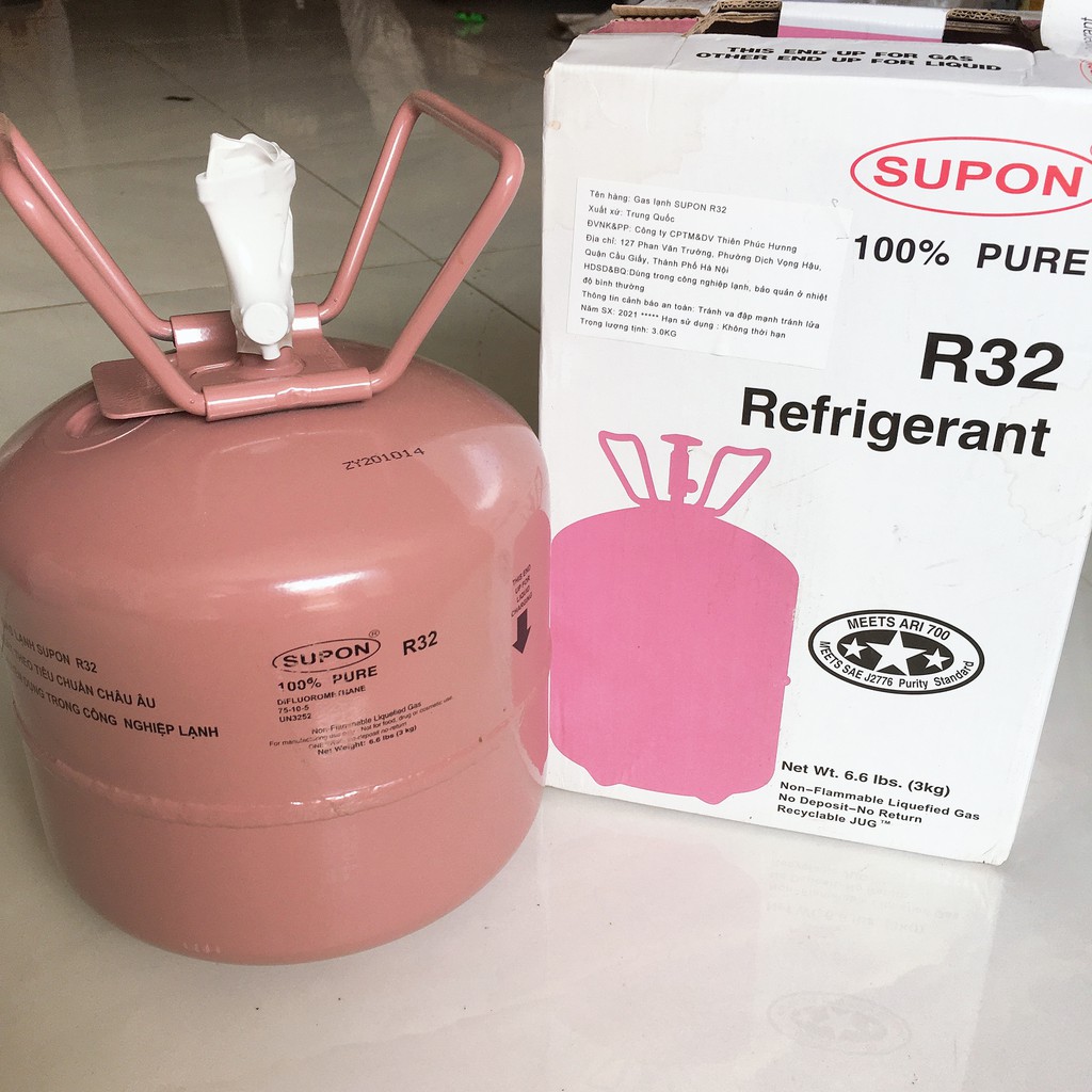 Gas lạnh điều hòa R32 Supon 3kg