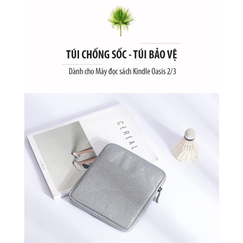 Túi bảo vệ Máy đọc sách Kindle Oasis 2/3 thiết kế 2 ngăn đứng nhiều màu