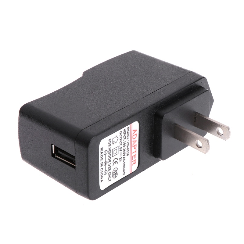 Củ sạc cổng USB AC 100-240V DC 5V 2A 10W US/EU