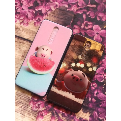 Ốp lưng điện thoại OPPO F11 nhựa cứng in hình heo hồng đáng yêu đa kiểu dễ thương để chọn lựa