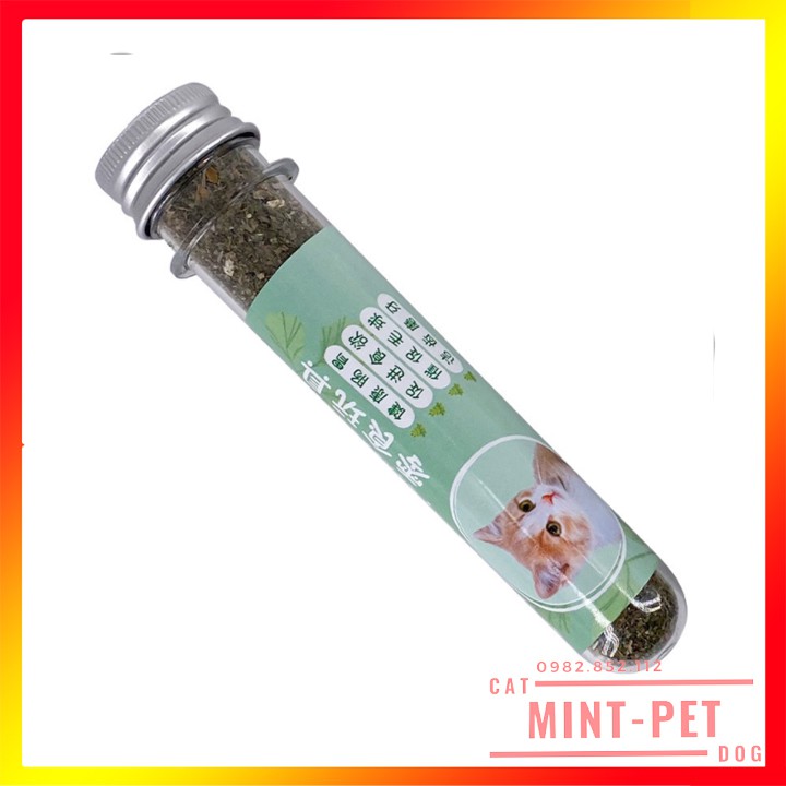 Cỏ Mèo Bạc Hà Catnip Khô - Ống 50 gram #Mint Pet