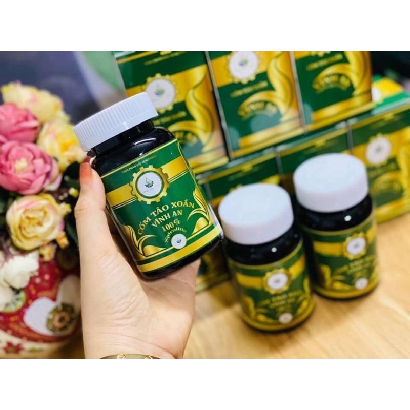 Tảo Cốm Vĩnh An - Hũ 100gr - Dùng cấy mặt hoàn toàn từ tự nhiên