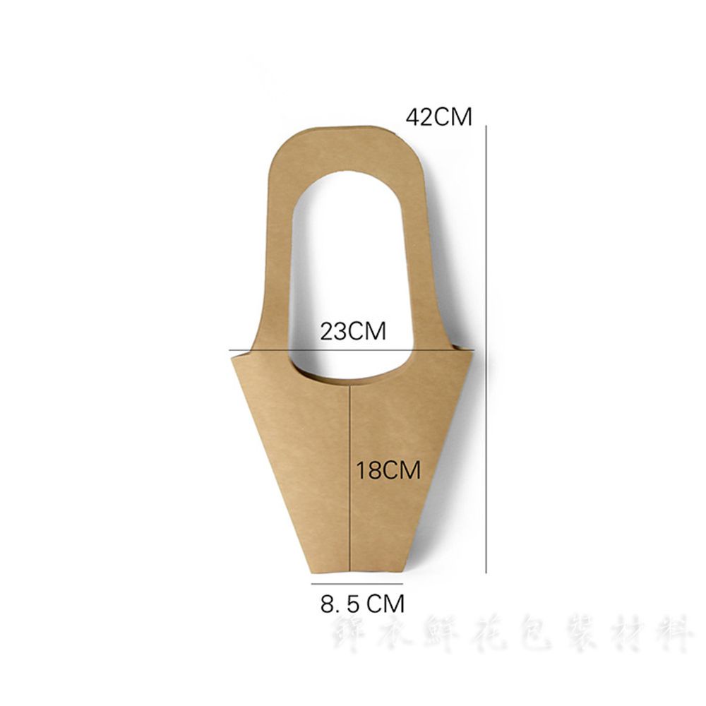 Túi giấy đựng hoa hồng có tay cầm dùng trang trí tiệc