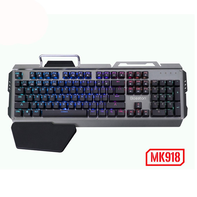 [Mã 33ELSALE hoàn 7% xu đơn 300k] Phím Cơ MK918- LED RGB