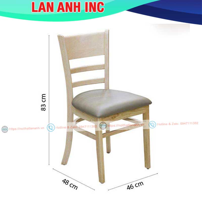 Bộ bàn ghế ăn 4 ghế gỗ đẹp giá rẻ LA-BBA03