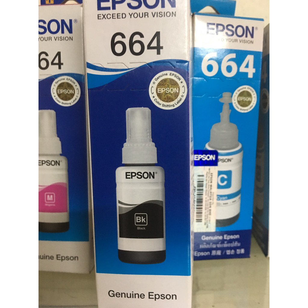 Mực in màu Epson T6641 (ĐEN) cho máy in epson L310, L110..