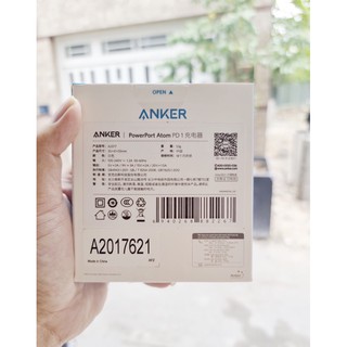 Sạc ANKER PowerPort Atom PD 1 cổng 30W - A2017