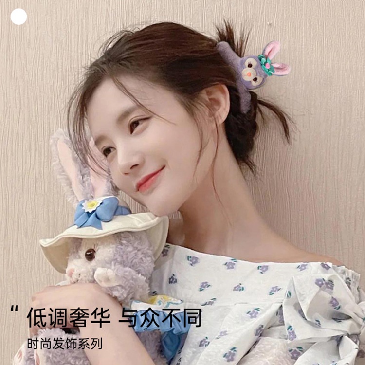(0502) Kẹp Tóc Bông Hình Ngộ Nghĩnh Dễ Thương Hàn Quốc