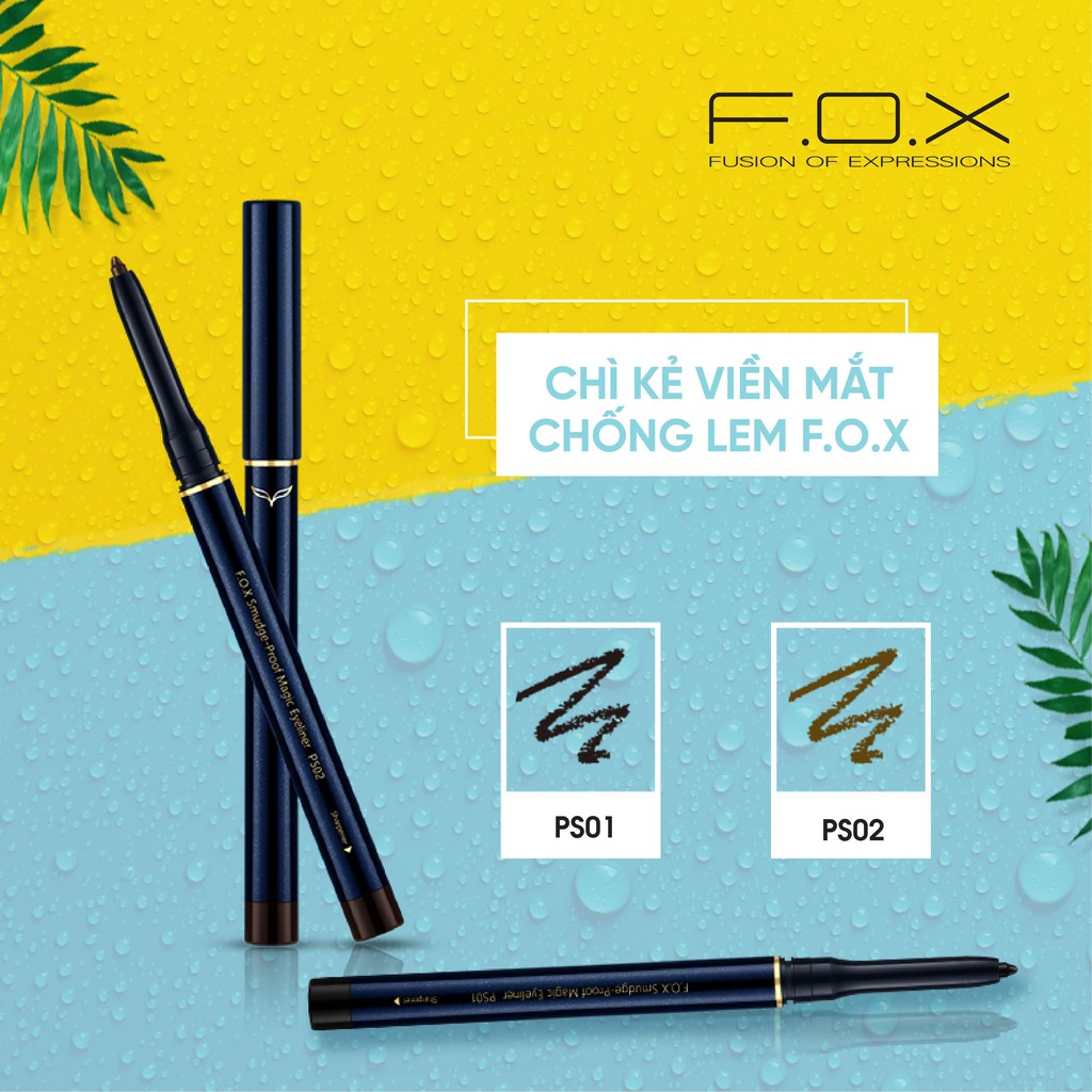 FOX CHÌ KẺ VIỀN MẮT SMUDGE-PROOF MAGIC EYELINER(0.3G) | WebRaoVat - webraovat.net.vn