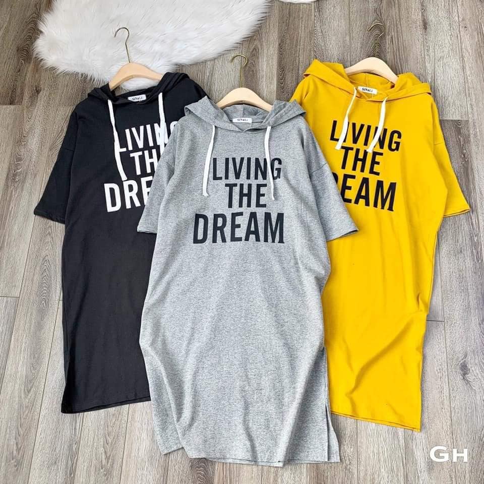 Váy mũ dream cotton fom rộng