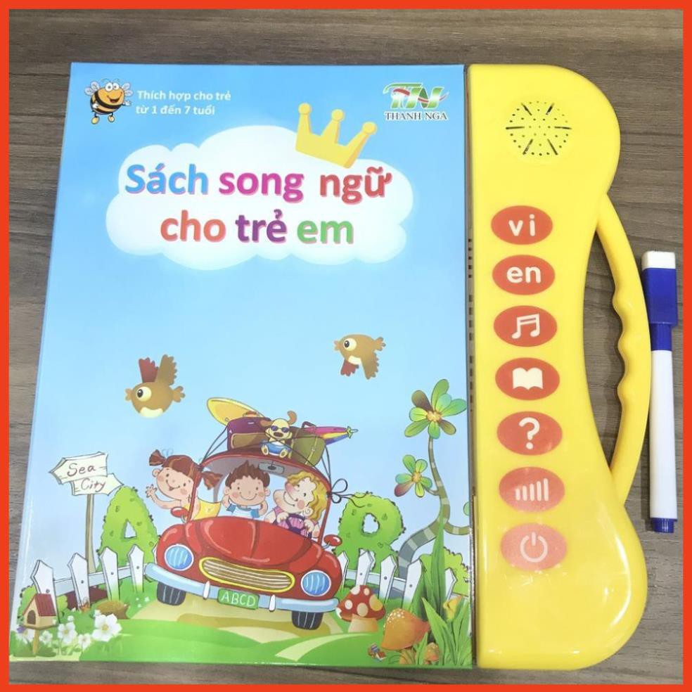 [Phiên Bản Mới nhất] Sách Nói Điện Tử Song Ngữ Anh- Việt Giúp Trẻ Học Tốt Tiếng Anh