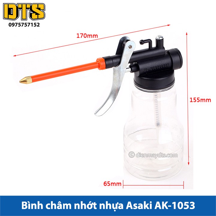 Bình châm nhớt nhựa Asaki AK-1053 (Vịt đầu nhựa Asaki)