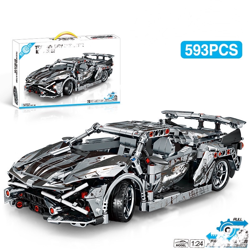 Bộ Đồ Chơi Lắp Ráp Xe Đua Thể Thao Độc Đáo, Đồ chơi lắp ráp cho bé