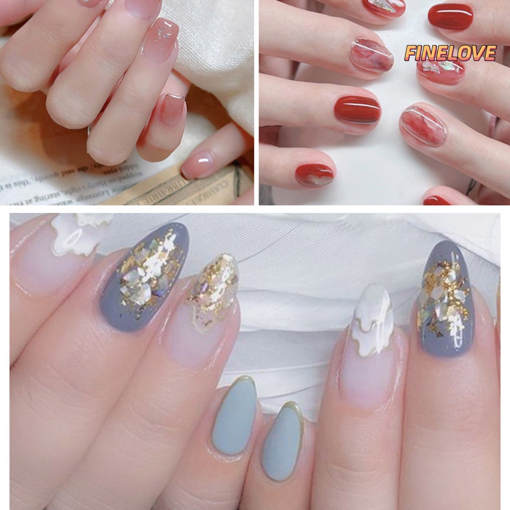 1 Hộp Đá Vỏ Sò Nhiều Màu Trang Trí Móng Tay Ốp